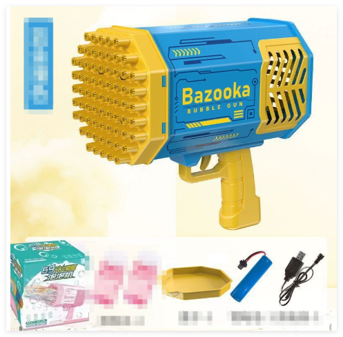 69-Hole Bubble Gun with Lights
